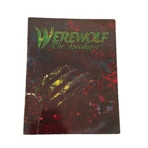 Werewolf The Apocalypse RPG Book 1st Ed 1991 Red Fair Condition WW3000‎